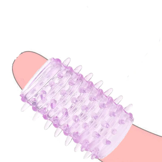 Male Silicone Penis Sleeve 1 Pcs Cock Ring Extender Men Ejaculation Lock Delayed G-spot Massage Reusable Adult Sex Product