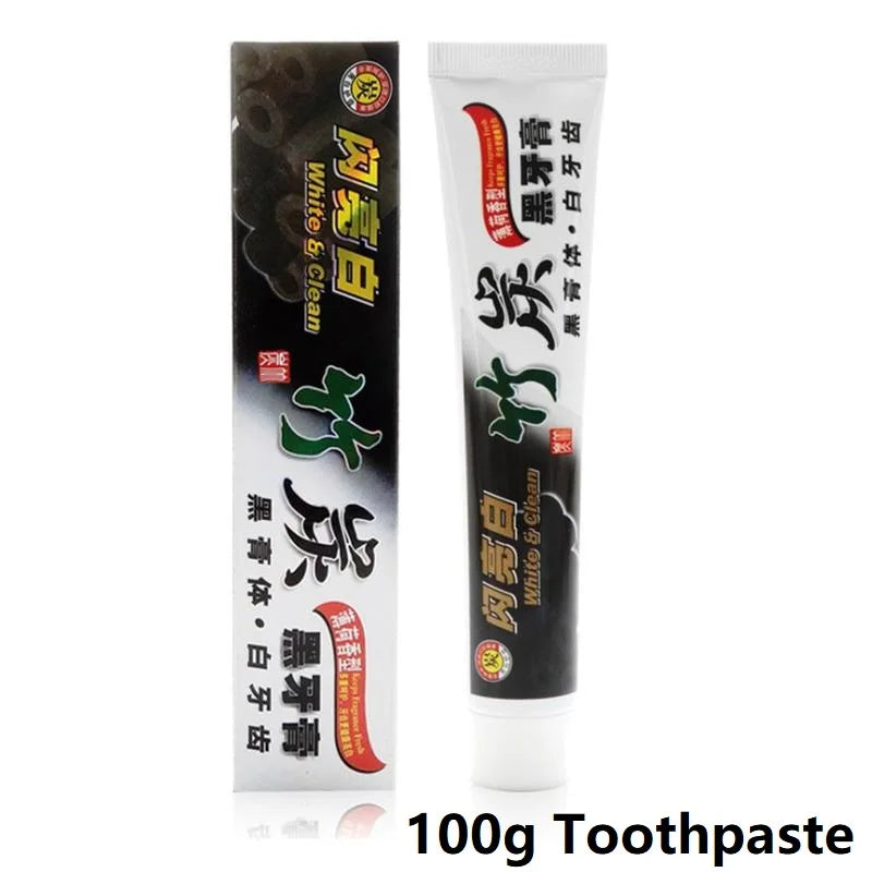 Bamboo Charcoal Toothpaste Whitening Teeth Activated Carbon Removing Yellow Teeth Cleaning Tooth Stain Oral Fresh Tooth Care