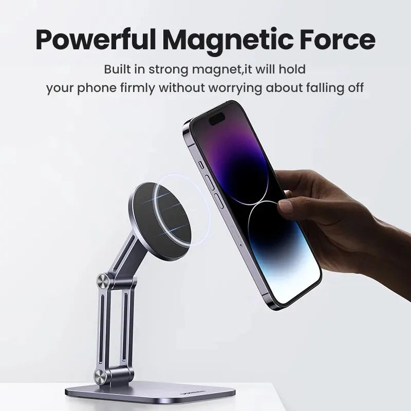 UGREEN Magnetic Phone Holder Metal Rotatable Cell Phone Stand For Magsafe iPhone 15 14 13 Pro Xiaomi Samsung Mobile Phone Holder