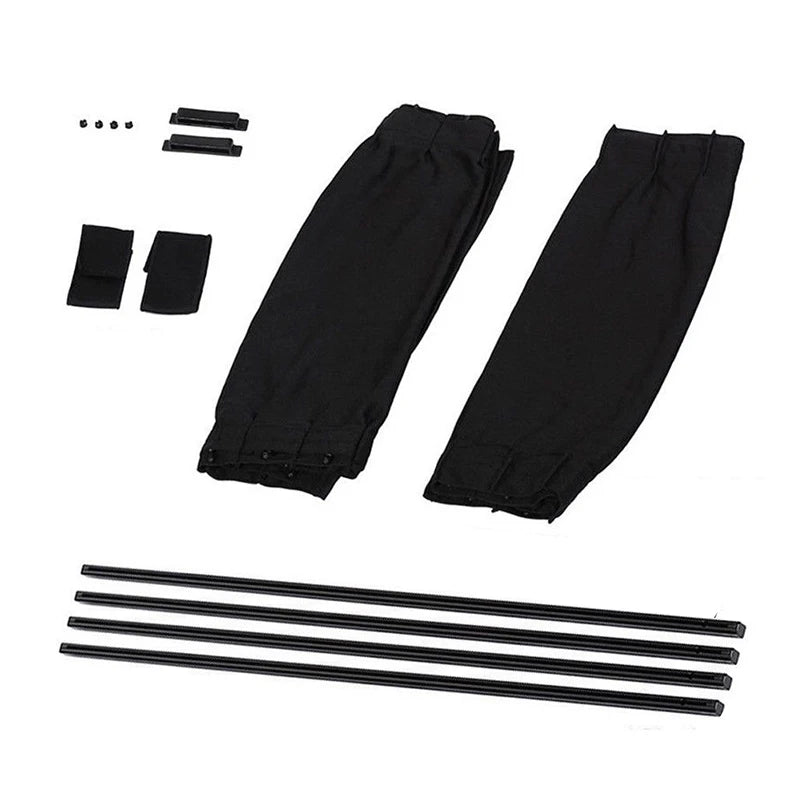 2pcs Car UV Protection Sun Shade Curtains Sides Window Visor Mesh Cover Shield Brand New And High Quality 50cm X 47cm