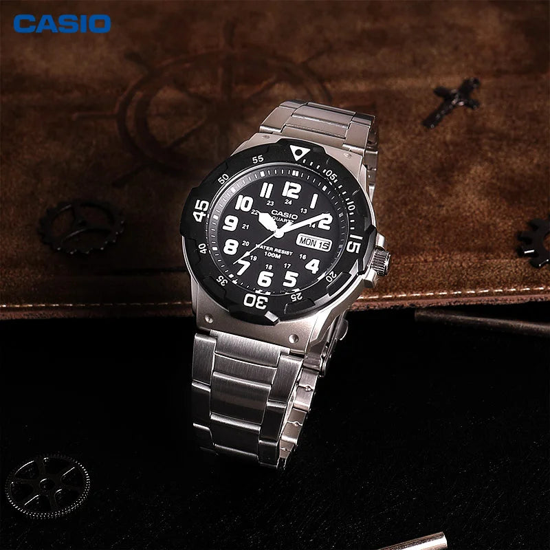 Casio MRW-200H/MRW-210H Watch Men's Sports Outdoor Advanced Fall Resistant Waterproof Watch Resin Multi-Functional Quartz Watch