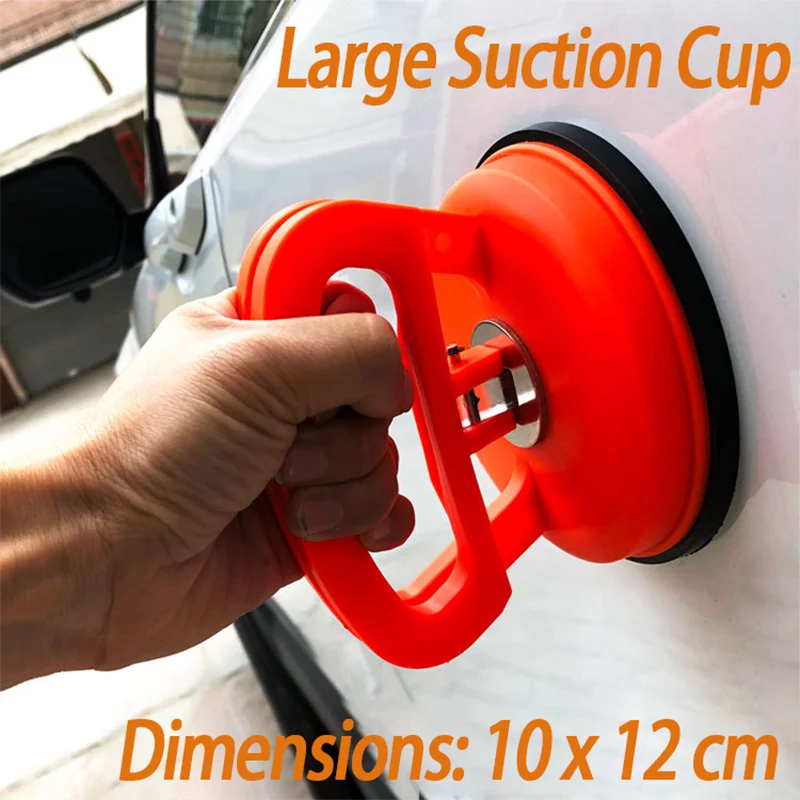 Large Car Dent Fixer Repair Suction Cups Body Repair Puller Car Dent Extractor Orange Suction Cup Repair Tools