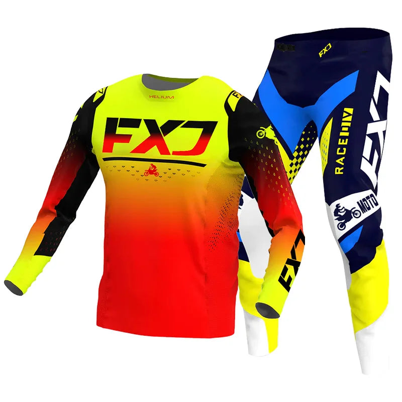 Motocross Jersey Pant white Mens Women pink black Combo racing suit Off-road MX DH ATV gear set Enduro Motorcycle mountain