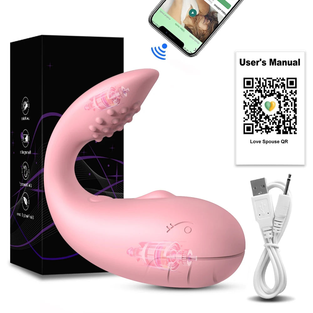 Wireless Bluetooth APP Vibrator Egg for Women Clit Clitoris Stimulator Wearable G Spot Vibrating Female Love Egg Adult Sex Toys