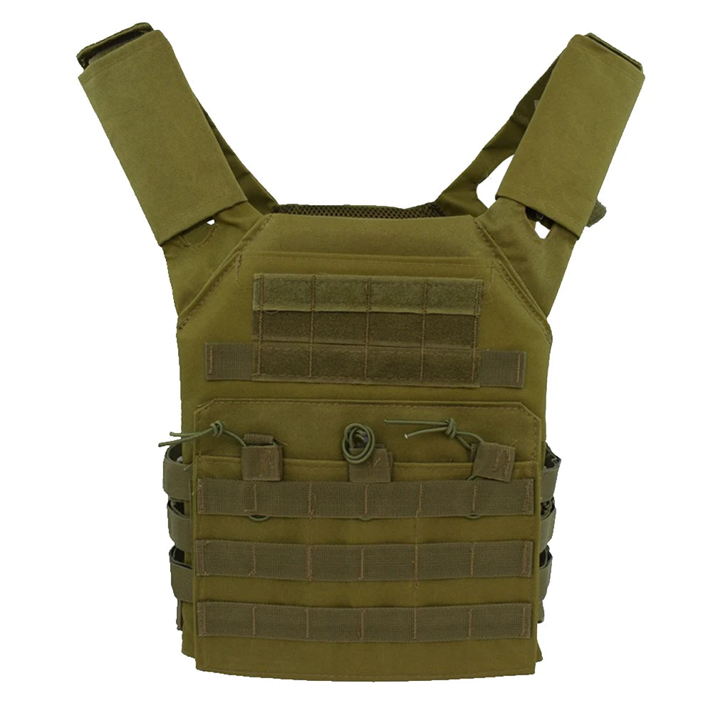 Nylon Tactical Vest Body Armor Hunting Carrier Airsoft Accessories Combat MOLLE Camo Military Army Vest CS Game Jungle Equipment