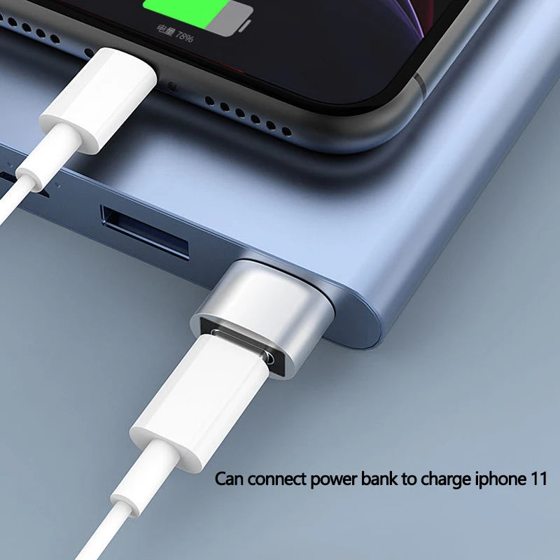 Charger Adapter For iPhone 14 13 12 11 Pro Max USB Type-C Adapter Type C USB-C Converter USB To Type C OTG Adapter Cables
