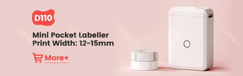 Niimbot D110 D11 Label printer paper Waterproof Anti-Oil Price Label Sticker Transparent Pure Color Label thermal Sticker Paper