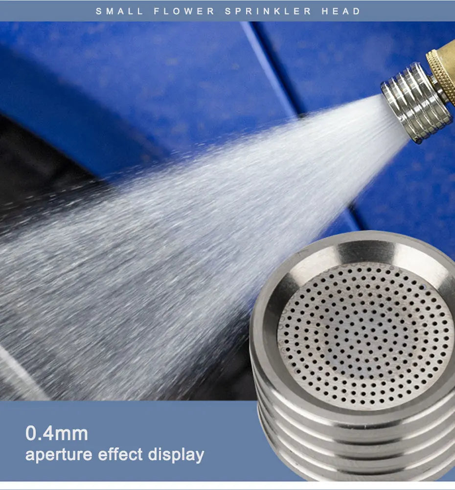 SEAMETAL Stainless Steel Shower Blades High Pressure Water Gun Interface Washing Nozzle 1/4 Quick Connect Car Wash Accessories