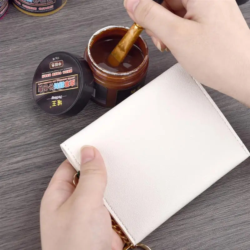 50g/Bottle Leather Coloring Pigment Dye Liquid Leather Repair Refurbish For Car Seat Bag Shoes Sneakers Leather Skin Care Crafts