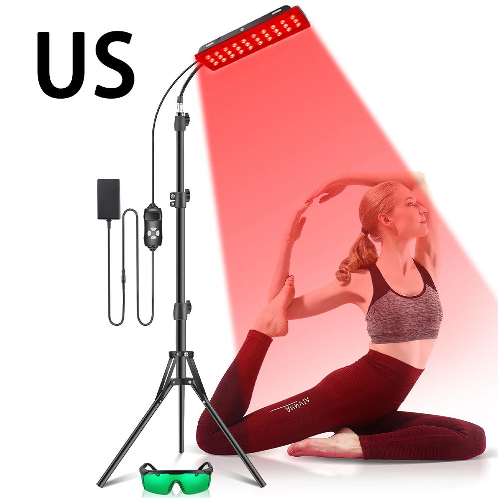 Astarexin Double Heads LED Red Light Lamp Infrared Light 850nm Near Infrared Light Device Full Muscle Body Pain Relief Skin Care