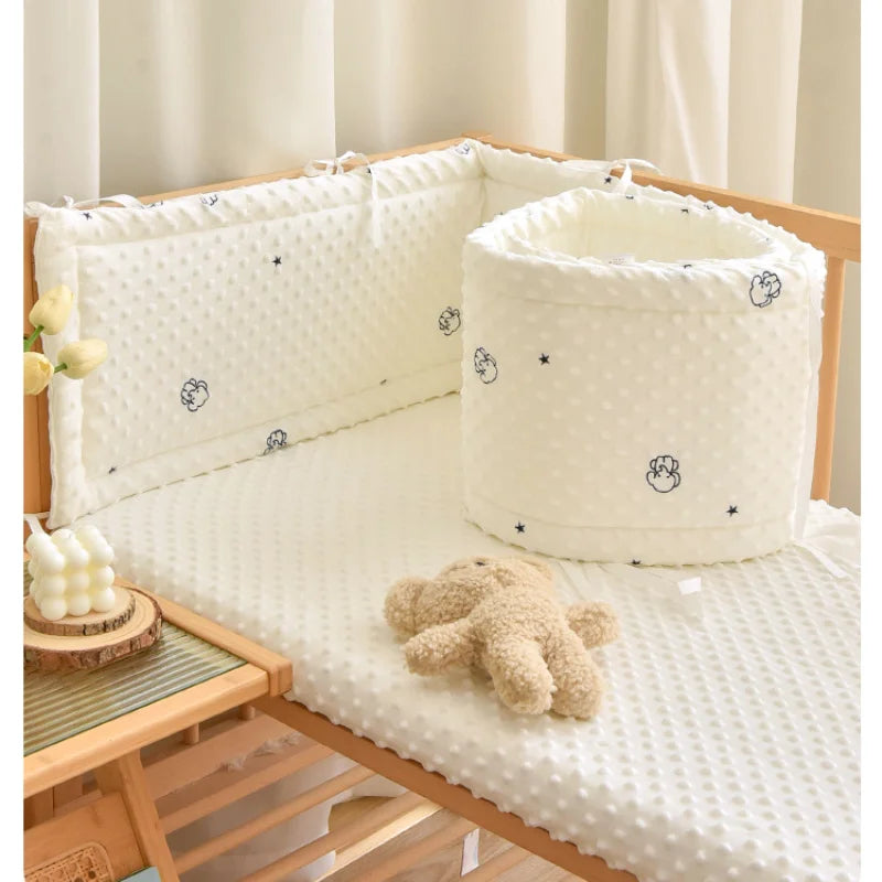 Newborn Crib Circumference, Anti-collision Cushioning, Soft Package One-piece Baby Comfort, Splicing Bed Enclosure