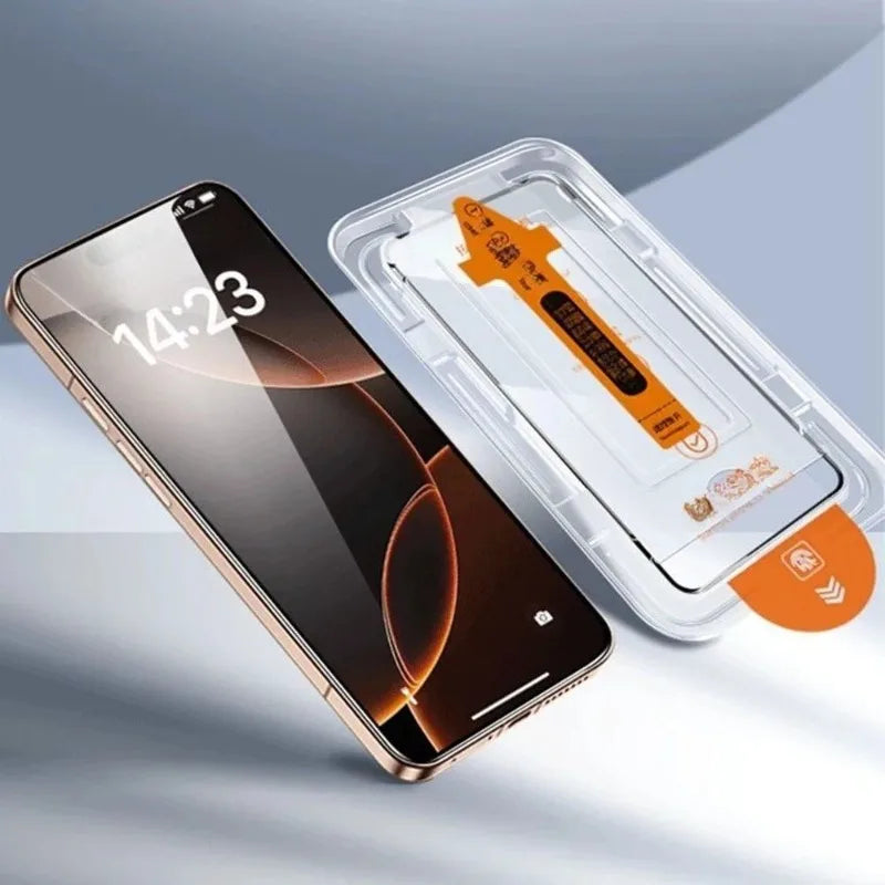 3Pcs Dust-Free Installation Privacy Screen Protector for iPhone 17 16 15 Pro Max 14 13 12 11 Pro Mini 16e Air X XR XS Max Glass