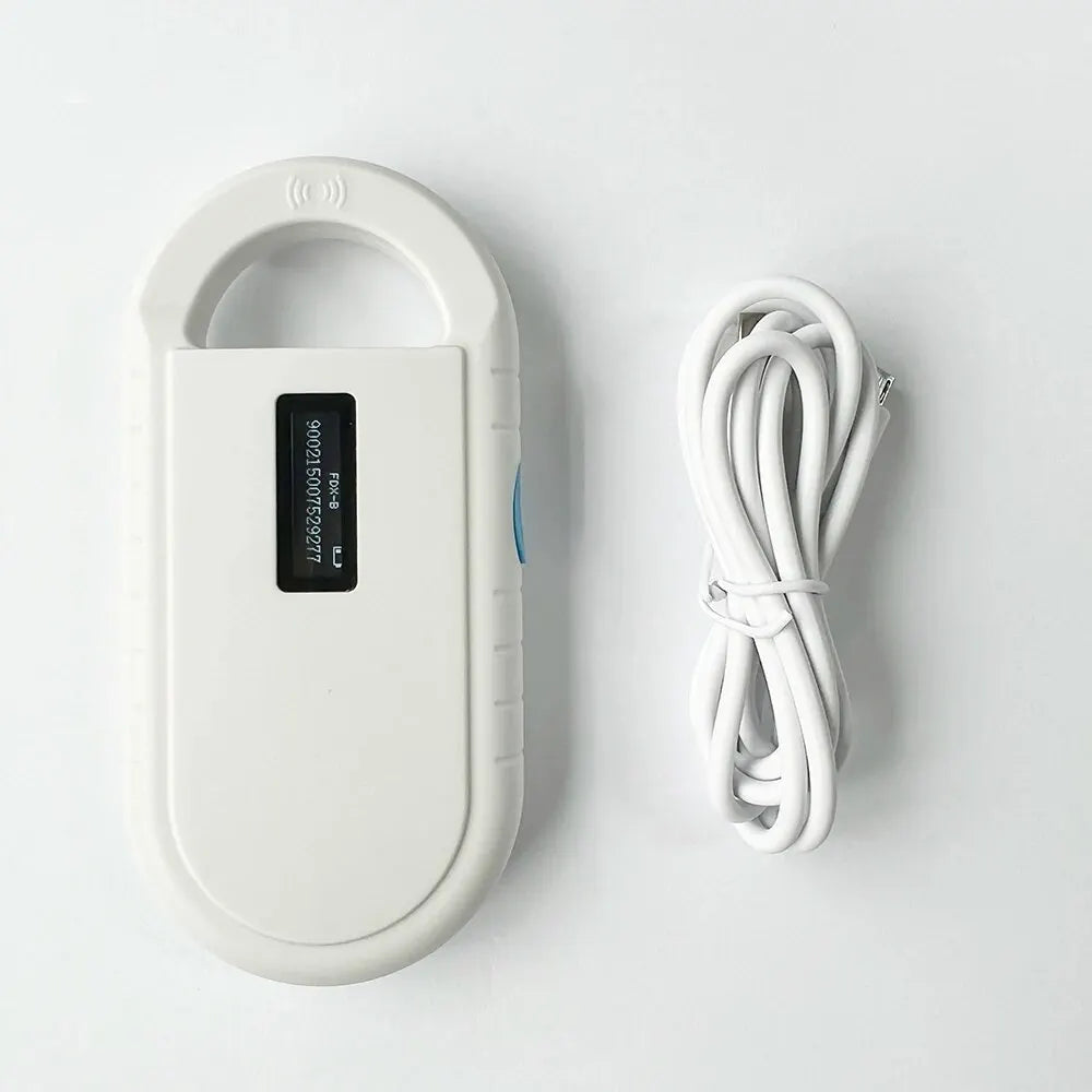 Pet ID Scanner 134.2Khz Chip Transponder FDX-B Pet Scanner ISO11784/5 Animal ID USB Dog Cat Horse Handheld Microchip Reader
