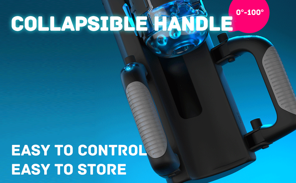 THRUSTING-King 12cm 6-Segment Fixed-point Telescopic Male Masturbator One-Key Burst Masturbation Cup Trainer Sex Toys for Men