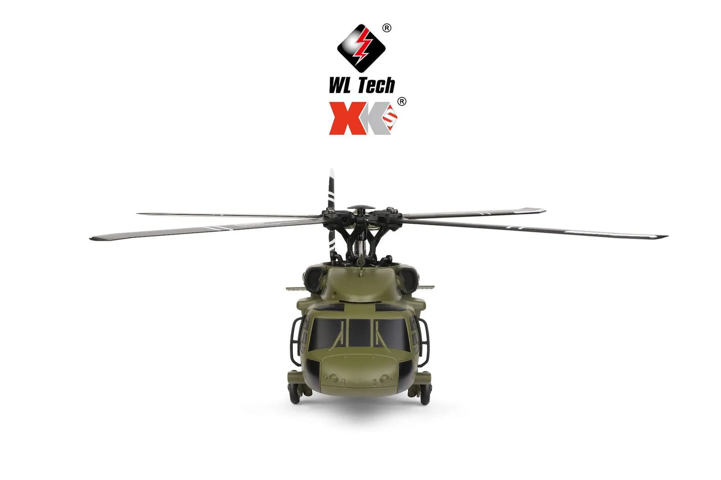 Wltoys K170 Black Hawk Uh60l Remote-Controlled Helicopter Four Channel Four Propeller Simulation Brushless Fixed Height Model