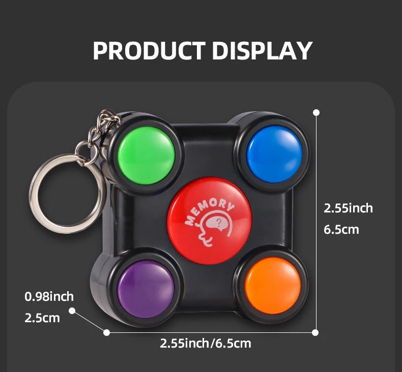 Creative puzzle mini memory game console toy - color box packaging