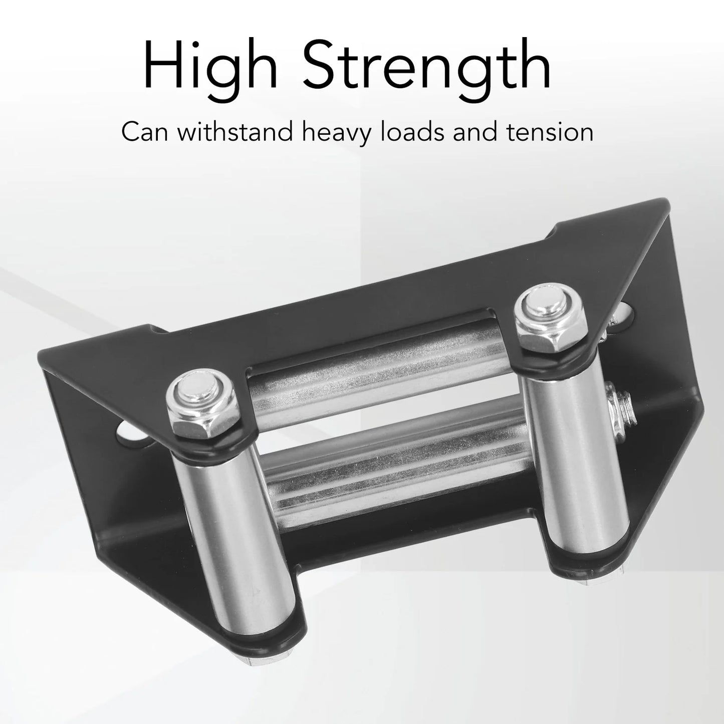 Winch Roller Fairlead Cable  4 Way High Strength Roller Steel Fairlead 4500LB Winch Roller Fairlead Cable