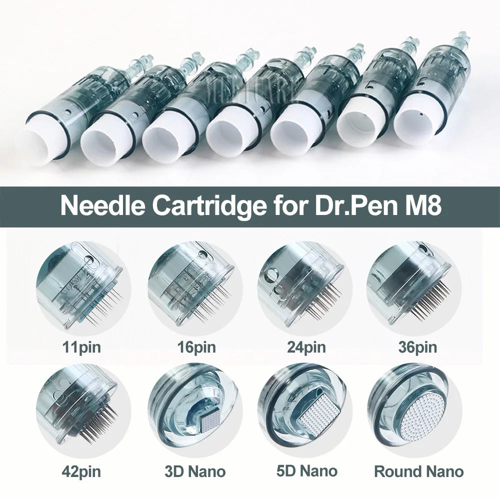 M8 Dr.Pen Needle Cartridges for M8 Dr Pen  Replacement Needles  Derma Microneedling Pen 11pin 16pin 36pin 42pin 3D 5D Needle