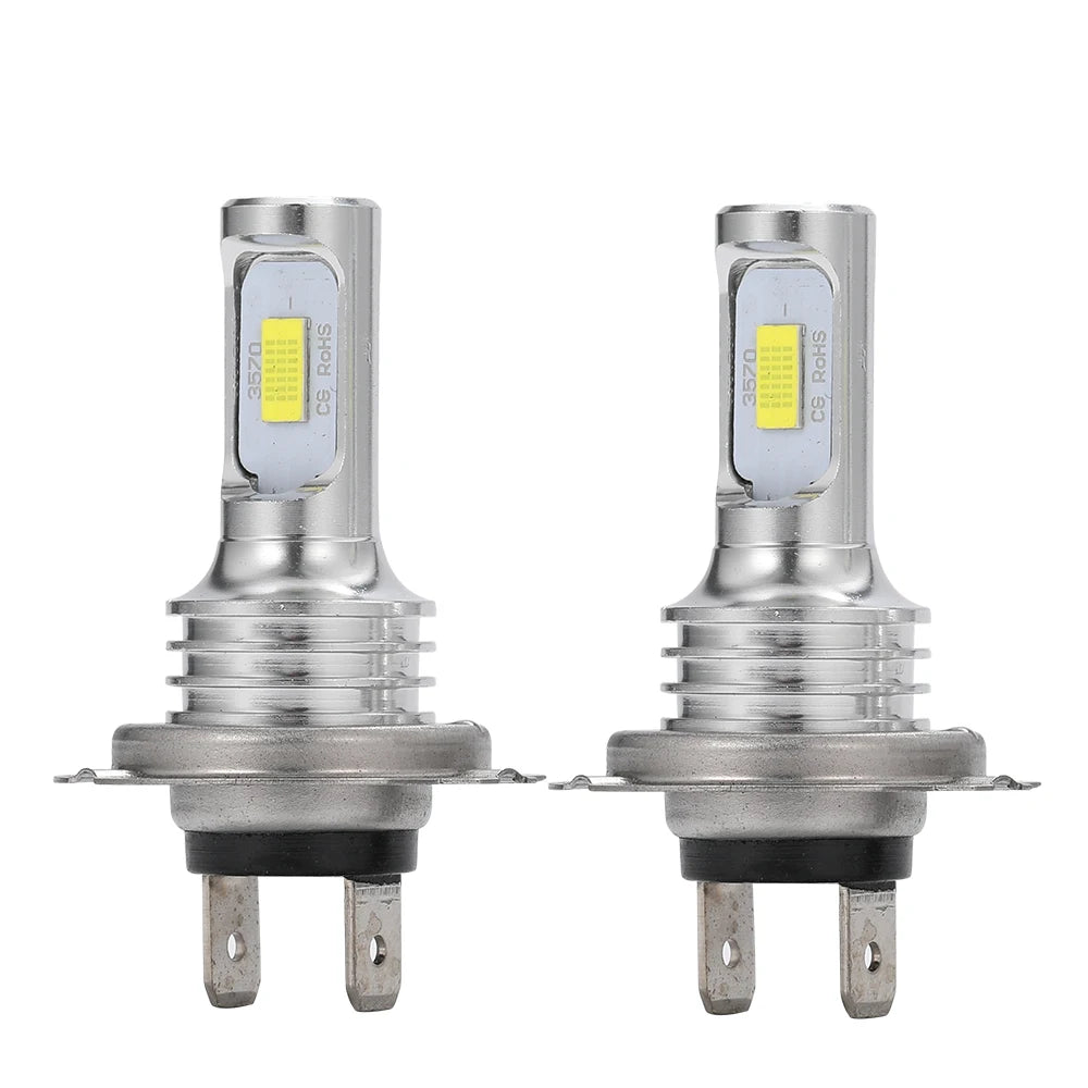 2Pcs LED Car Headlight H4 H7 H11 H10 Bulbs 3000K 6000K 4300K 9005 HB3 9006 HB4 H8 H1 H3 Auto Lights Automobile Driving Fog Lamp