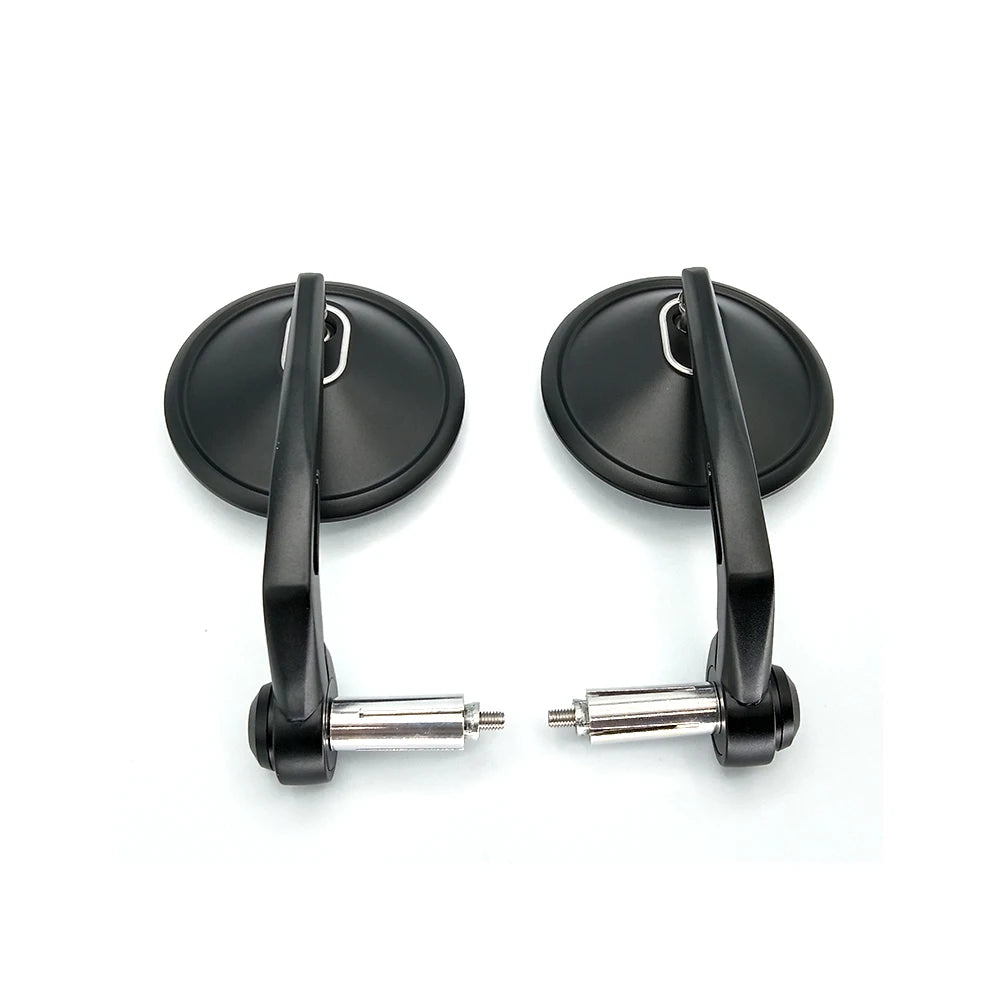 7/8" 22mm CNC Motorcycle Rearview Mirrors Universal Clear Glass Scooter Bar End Handlebar Mirror Rear View Mirror Accessories