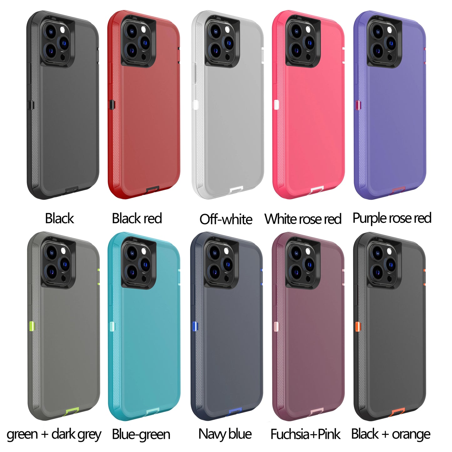 3 IN1 For Samsung Galaxy S22 S21 S20 S23 S24 ULTRA S10 Plus Note 20 10 9 8 Heavy Duty Armor Shockproof + Belt Clip Case Cover