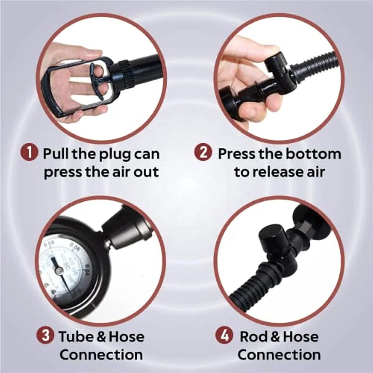 Male Manual Penis Pump Penis Enlarger Negative Pressure Vacuum Pump Big Dick Erection Enhancement Trainer Equipment Adult SexToy