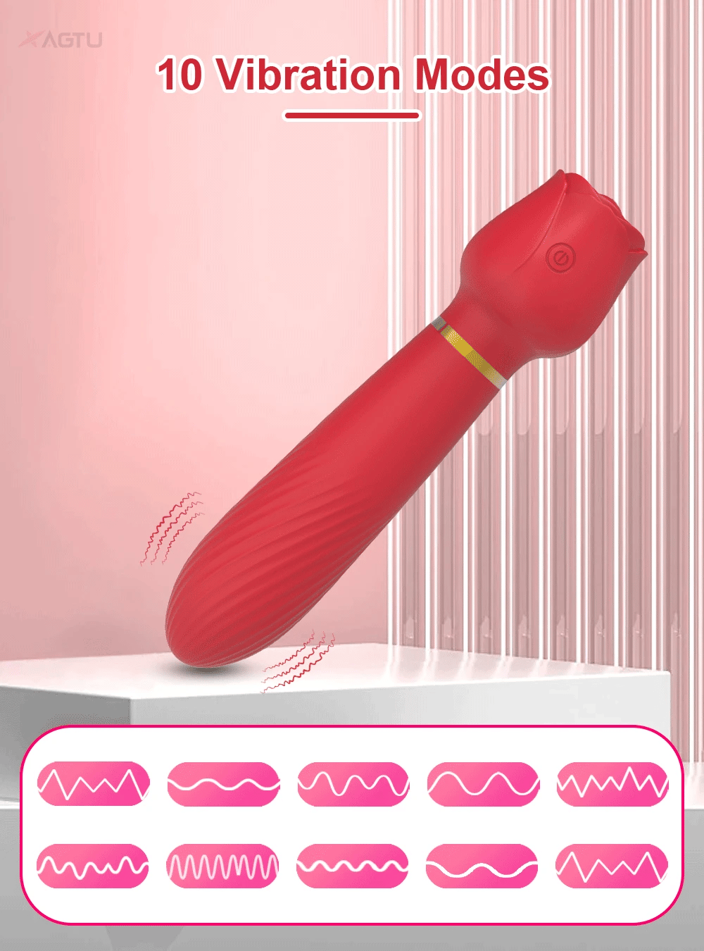 G Spot Vibrator for Women with Nipple Clamps Breast Clips Nipple Clitoral Stimulation Wired Adult Goods Sex Toy for Couple