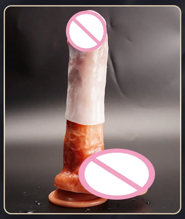 Silicone Mini Penis Sleeve Penis Exerciser Enlargement Sex Toys for Men Masturbation Pocket Pussy Adult Toys Sex Products