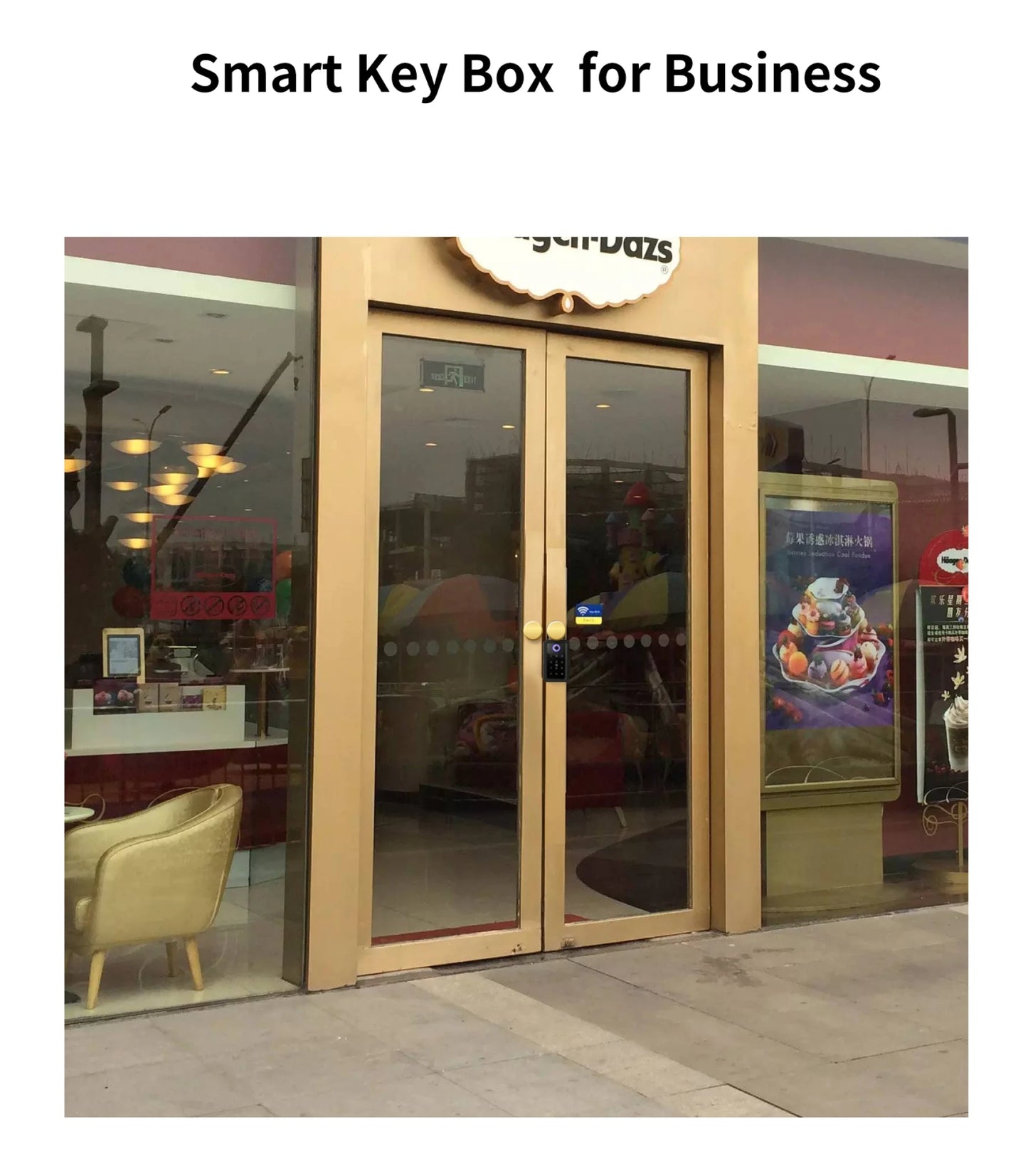 Tuya Smart Key Box Fingerprint Safe Storage Lock Key Digital Security Lockbox Combination Code IC Card Unlock Door Airbnb Rental