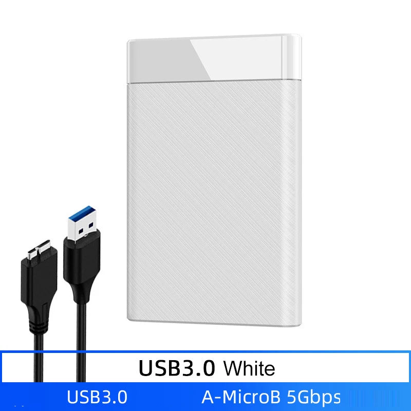 2.5 Inch External Hard Drive Enclosure USB 3.0 2.0 Hard Disk Case 6TB Supports 7mm 9.5mm SATA SSD HDD For Laptop PC Mobile