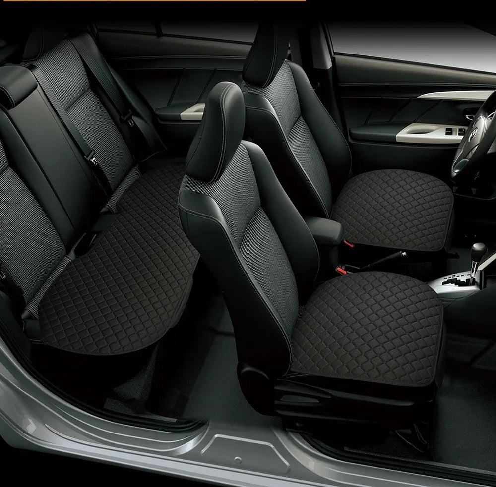 Universal Car Seat Cover Protector Car Accessori Backrest Front Rear Seat Back Waist Washable Cushion Pad Mat Auto Four Seasons