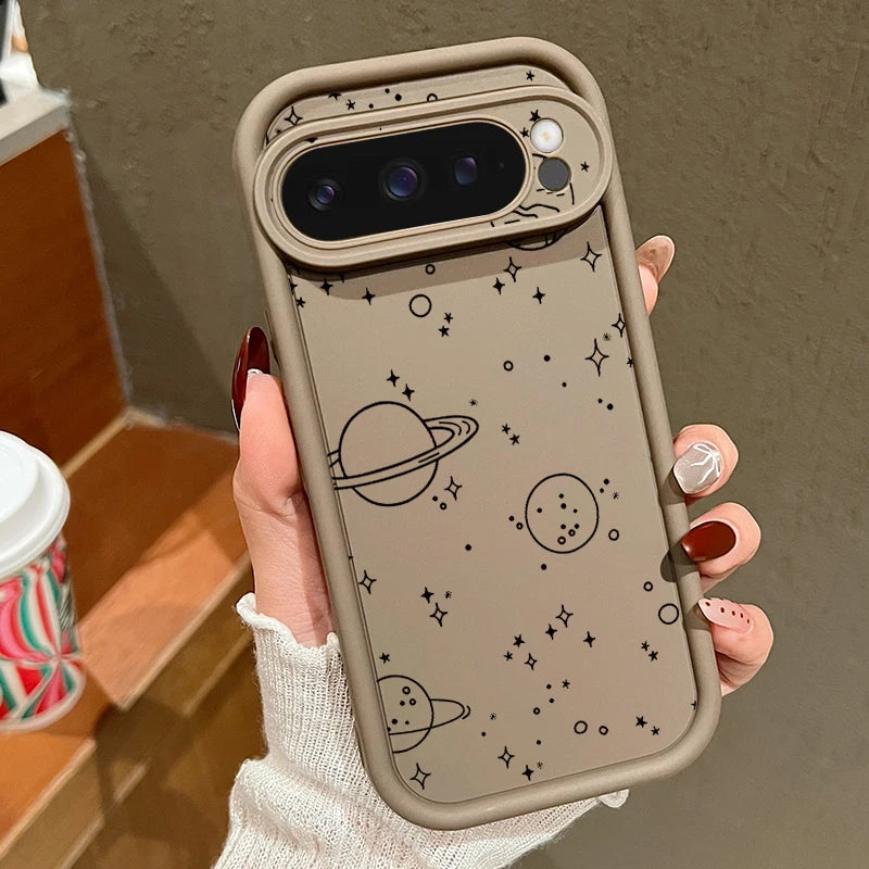 Cartoon Print Case For Google Pixel 10 8 Pro 9A 8A 10 9 Pro XL 7A Shockproof Soft Silicone Phone Protector Cover For Pixel 7 Pro