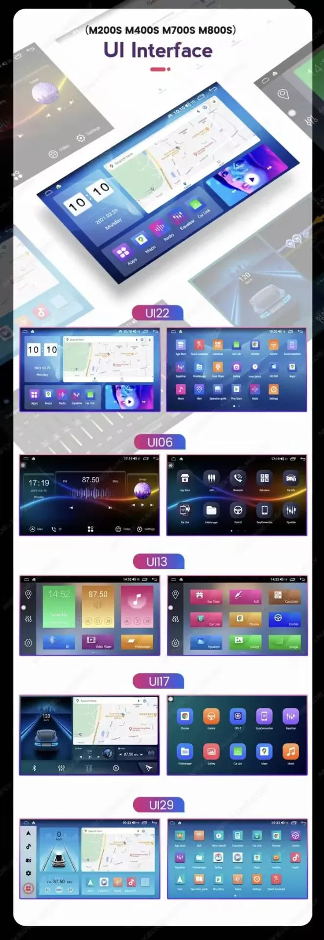 MEKEDE For Fiat Ducato Peugeot Boxer Citroen Jumper 2 2006-2022 UIS7862S 9'' Car Radio Multimedia Player Audio Stereo Head Unit