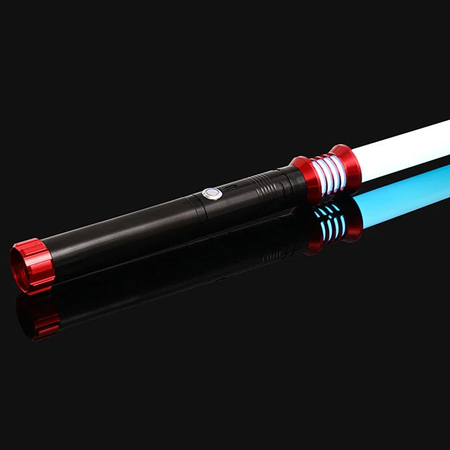 RGB Metal lightsaber 16 Color laser sword toy rave cosplay Flashing Weapon With Hitting Sound Effect FX Duel Lightsaber