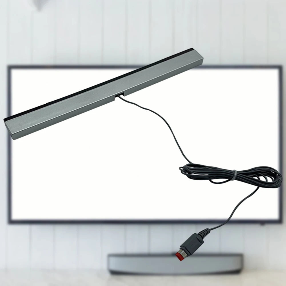 Wired Motion Sensor Receiver with Extension Cord Wired Infrared Ray Sensor Bar USB Plug Wired Motion Sensor Bar for Nintendo Wii