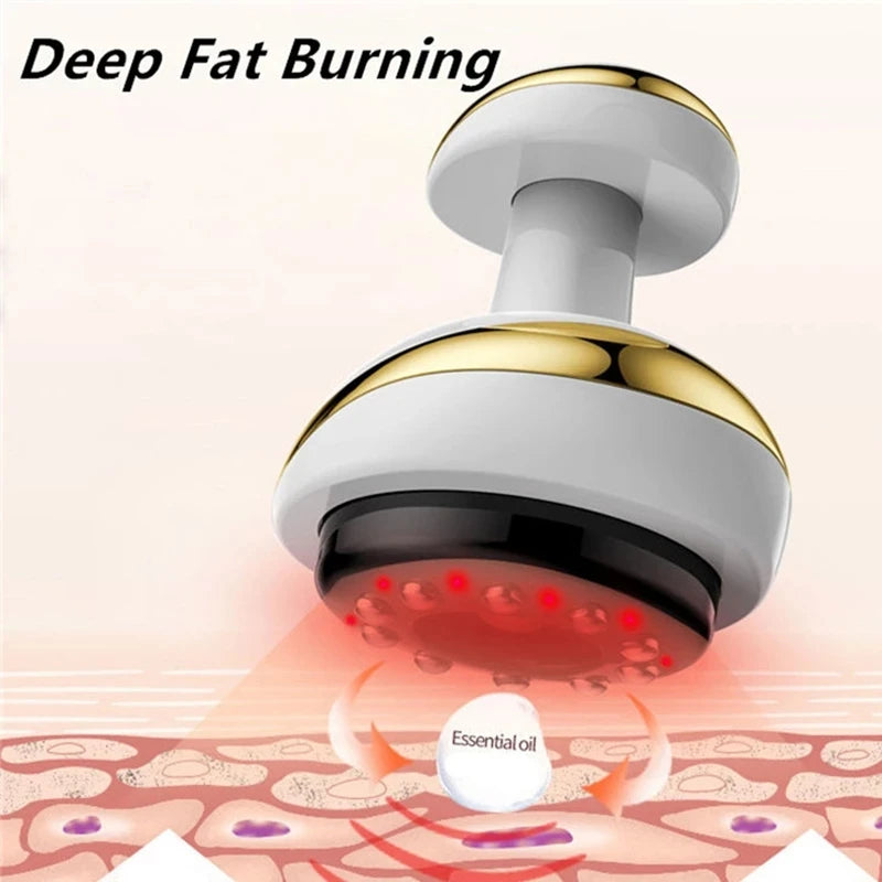 Electric Vacuum Cupping Massager Body Anti Cellulite Massage Machine Foot Massager Back Gua Sha IR Heating Fat Burner Slimming