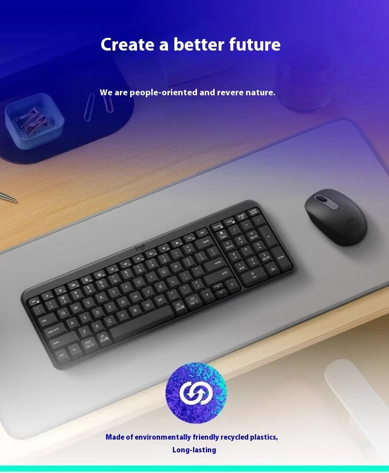 Logitech K251 Bluetooth Keyboard 99 Keys with Stand Holder, Wireless for Mac, IPhone, Android, Tablet, PC - 2025 New Release