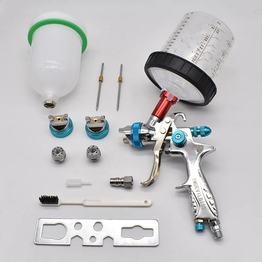 TV-800 high-quality classic spray paint gun HVLP with 1.7 2.0 nozzle, equipped with no cleaning cup