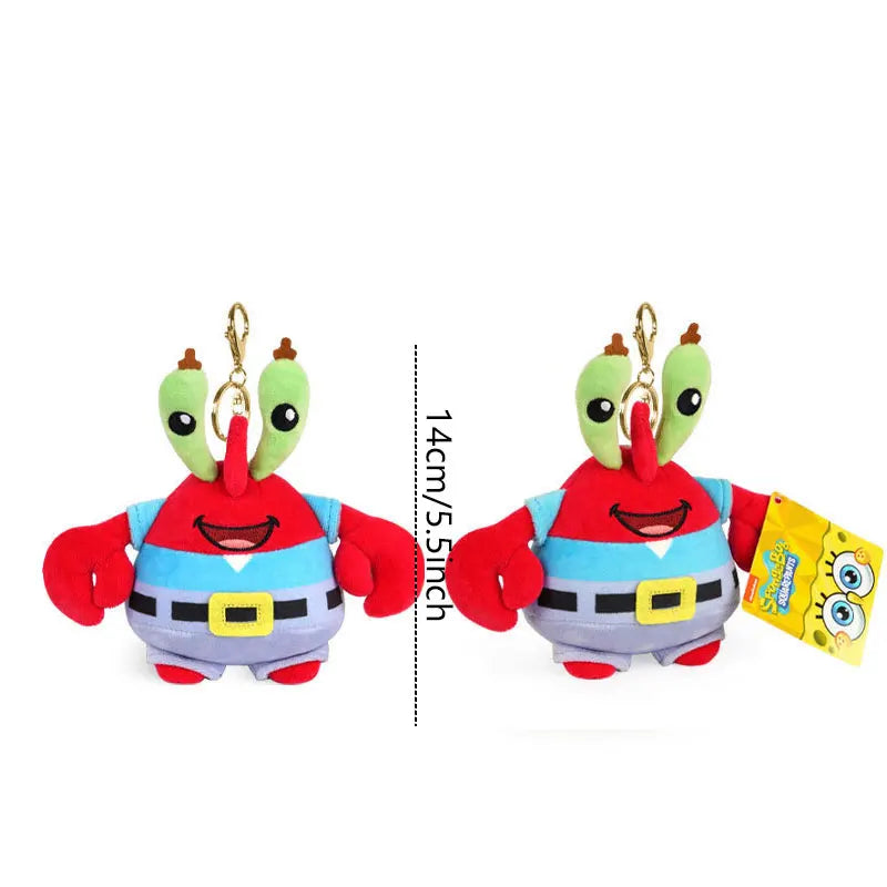 Anime Spongebob Squarepants Patrick Star Squidward Eugene H. Krabs Gary Kawaii Cartoon Stuffed Plush Toys Birthday Gift For Kids