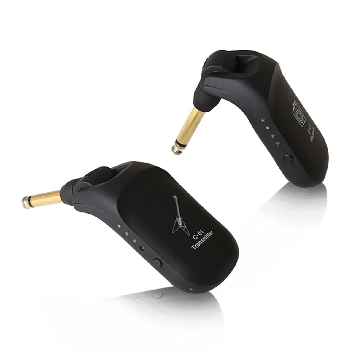 Guitar Wireless System Audio Transmitter Receiver C01 Pickup USB Rechargeable Wireless System for Electric Guitar Bass Violin