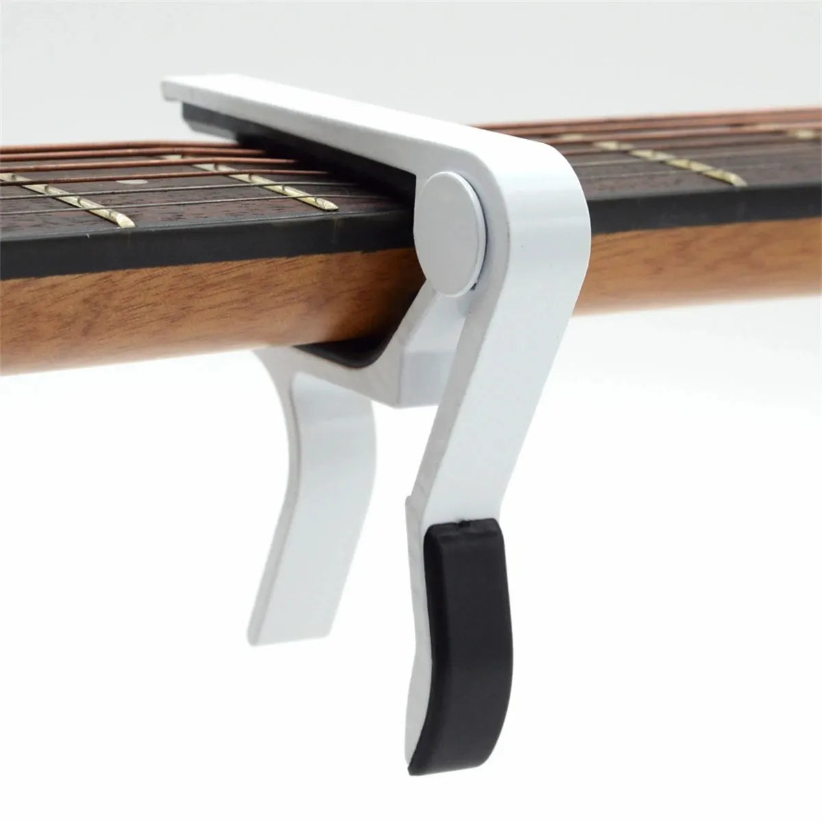 High Quality Aluminium Alloy Guitar Capo Guitar Accessories Quick Change Clamp Key Acoustic Classic Tone Adjusting Guitar Parts