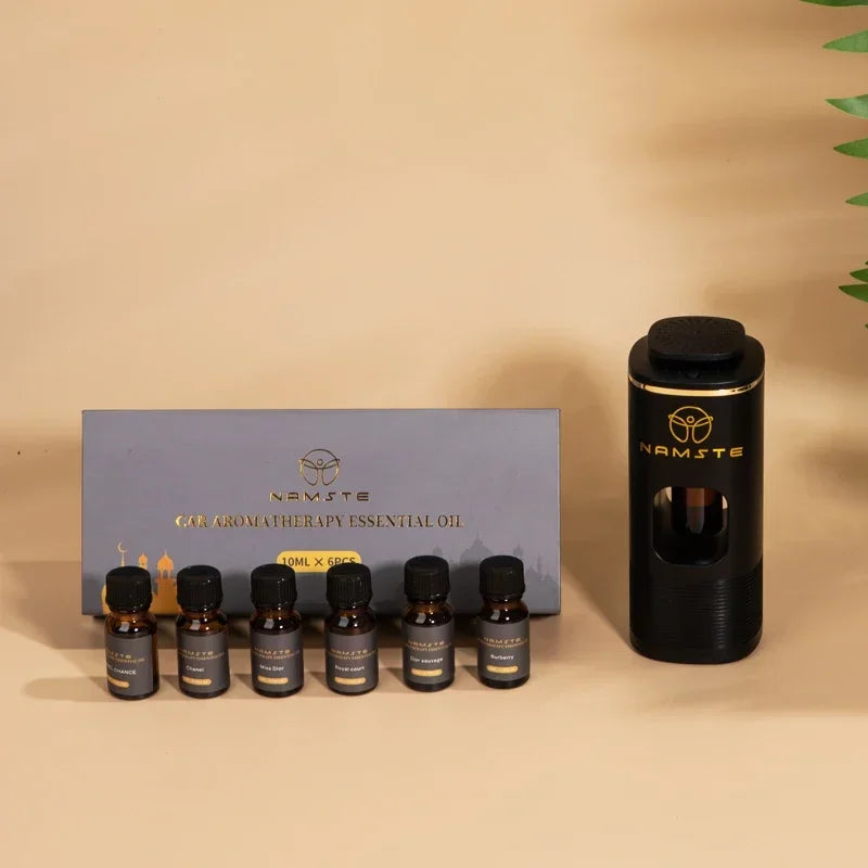 NAMSTE Car Air Freshener Luxury 6-Pack 10ML Diffuser Flavoring Premium Hotel Collection Fragrance Oils Car Aromatherapy Machine