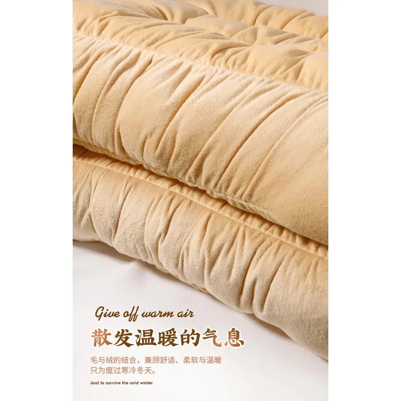New car seat cushions, autumn and winter universal plush anti-slip seat cushions, 2 pieces of warm front seats