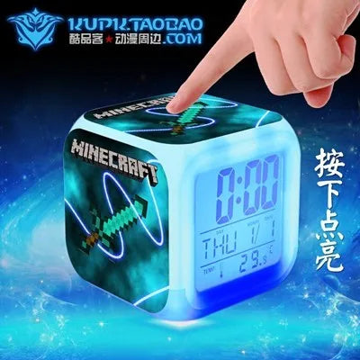 Digital Alarm Clock Battery Electric Game Set Time Alarm Clock Toy Kids Boys Creative Portable Despertador Bedroom Decor Reloj