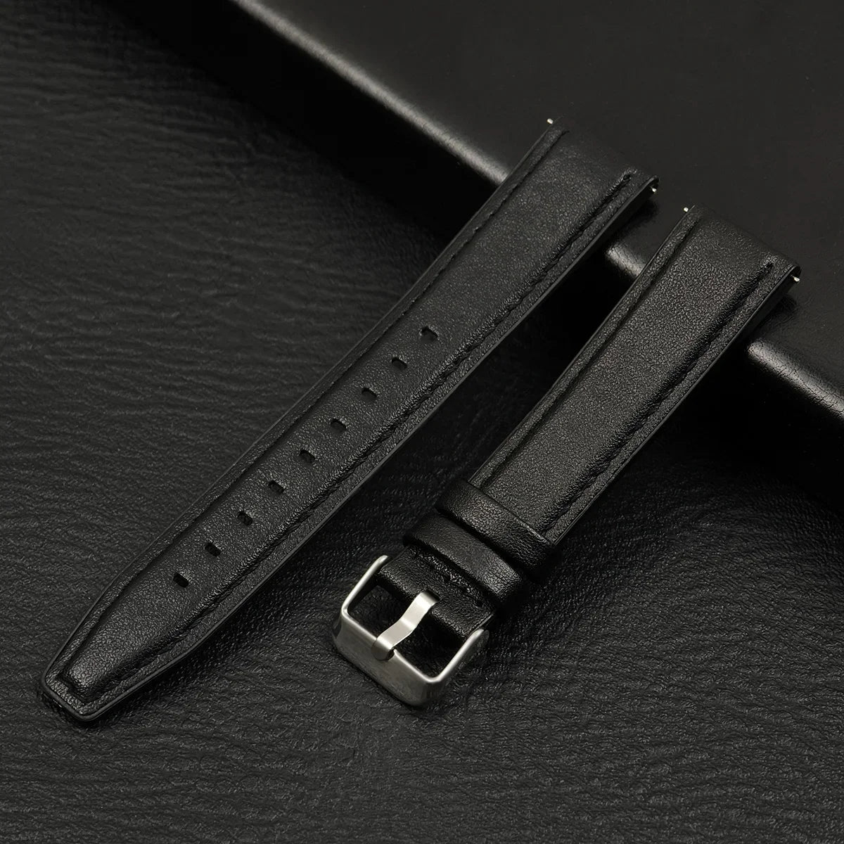 22mm 20mm Leather Strap For HUAWEI WATCH GT 4 46mm 4Pro GT3/2 Pro 42mm Soft Band For Samsung Galaxy Watch 7/6/5/4 40mm Wristband