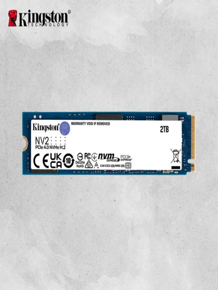 Kingston 500GB 1TB SSD M.2 (NVMe PCIe 4.0×4) Compatible with PCIe 3.0 NV2 Read Speed 3000MB/s AI Computer Accessories