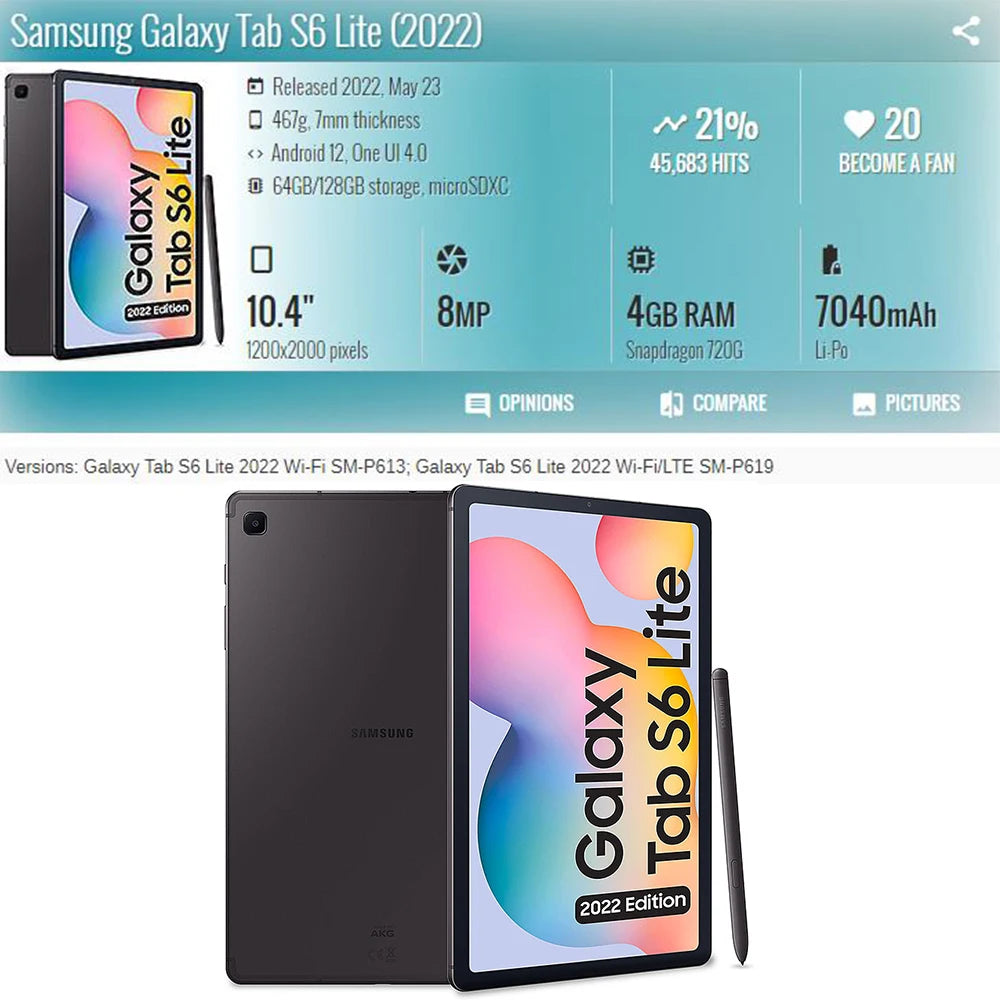 For Samsung Galaxy Tab S6 Lite 2022 Paper Touch Screen Protector Anti-Skip Matte Protective Drawing Film For SM-P613 SM-P619