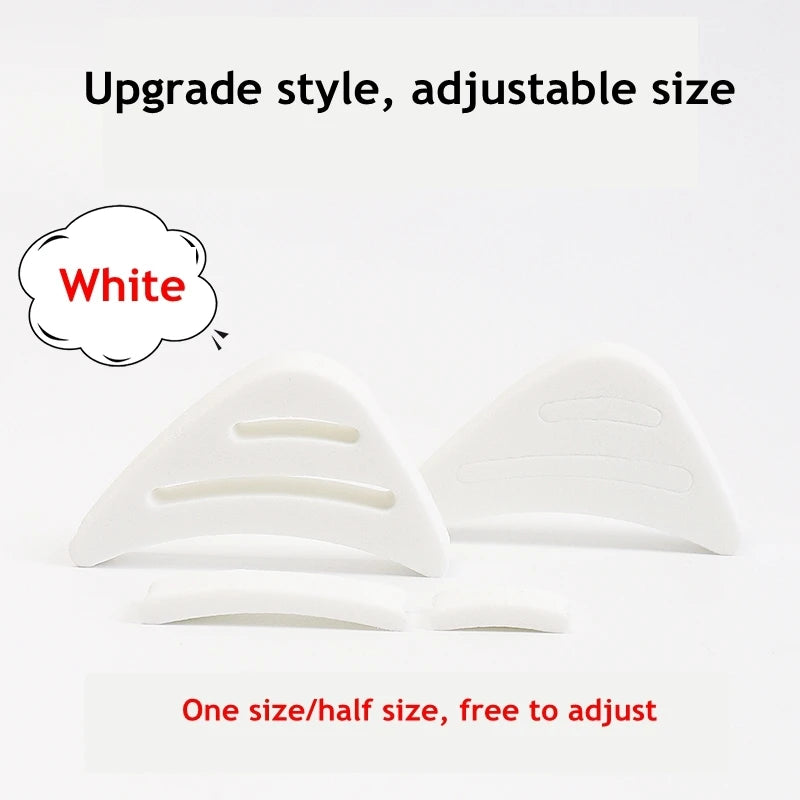 Toe Plug Soft Half Insoles Reusable Toe Sponge Filler Inserts for Shoes Adjustable Too Big Foot Brace Pads Unisex Shoe Inserts
