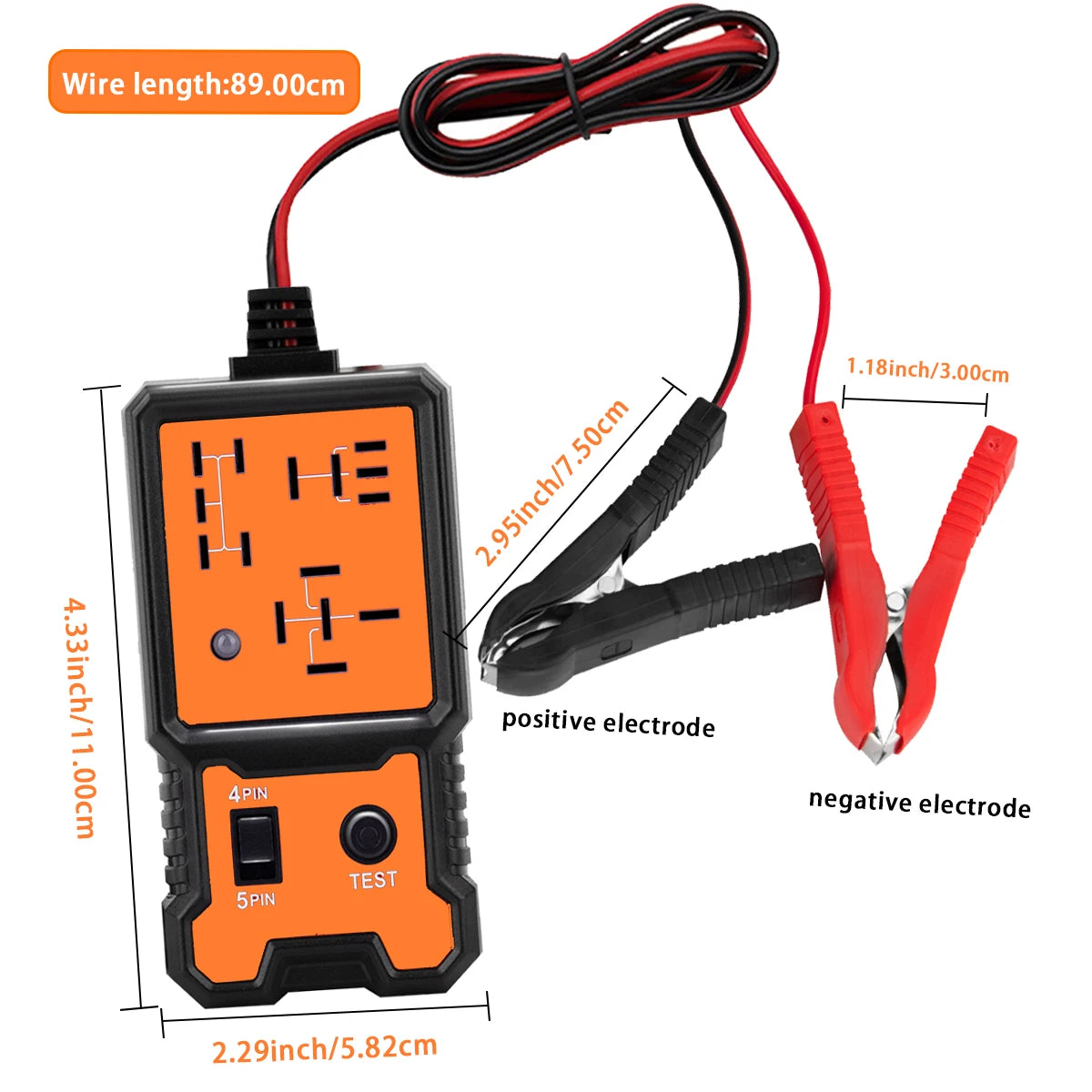 Universal 12V Led Light Indicator Car Battery Detector |   Automotive Electronic Relay Tester, Automotive Relay Tester, Battery Not Included
