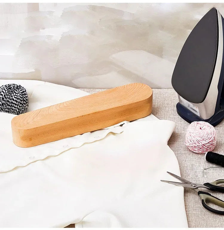 Household Sewing Seam Roller Push Cloth Wheel Solid Wood Cloth Wheel Press Bone Pen Quilting Tool Set Sewing Supplies